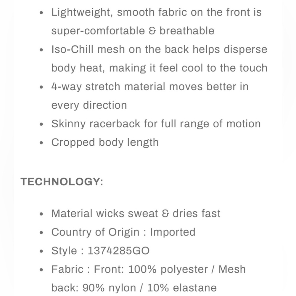 Under Armour Iso Chill tank (S) - Picture 12 of 14